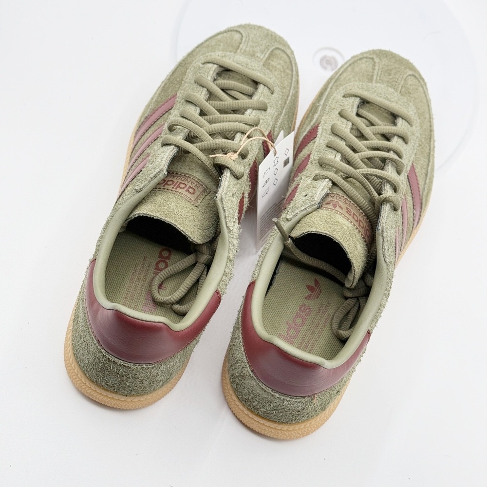 Adidas Handball Spezial Size 13 Mens Focus Olive Gum JQ8297 - NEW - Picture 6 of 10
